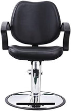 Hair Beauty Salon Equipment Black Hydraulic Barber Styling Chair