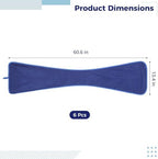 6 Pcs Adult Bib Scarves, Washable Polyester Insulated Dignity Protectors For Seniors, Comfortable Dining Clothing For Men And Women