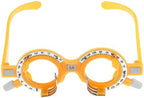 Optometry Trial Frames Optical Lens Frames, Premium Lightweight Plastic, Beautiful Color Options, 10 Sizes Available for Eye Exams and Vision Testing- 58mm