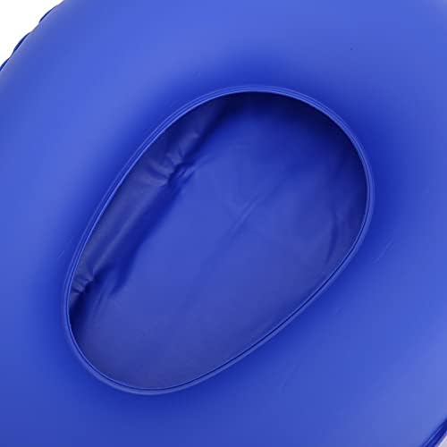 Keenso Portable Air Bedpan, Inflatable Cushions Potty for Home Hospital Elderly Bedridden, Washable Air Inflation Bed Pans for Females, Inflatable Stool Toilet Nursing Toilet