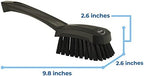 Vikan 41929 Brush,Washing,Stiff,10",PP/PBT,Black