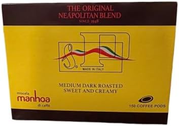Passalacqua Helca Italian Espresso Coffee Pods, 20 Pcs