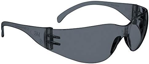 3M Safety Glasses, Virtua, 20 Pack, ANSI Z87, Unisex, Anti-Fog Gray Lens, Gray Frame, Economical Eye Protection, Lightweight, Wraparound Coverage, UVA, UVB, UVC