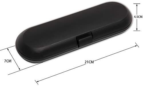 Nincha Plastic Electric Toothbrush Travel Case for Fairywill/TEETHEORY/Seago/Dnsly Series Sonic Electric Toothbrush, Black