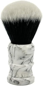 Parker Arctic Storm Ultra-Soft Synthetic Shaving Brush with Stand – 26 mm Tuxedo Knot for Rich Lather and Luxurious Everyday Shaving