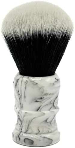 Parker Arctic Storm Ultra-Soft Synthetic Shaving Brush with Stand – 26 mm Tuxedo Knot for Rich Lather and Luxurious Everyday Shaving