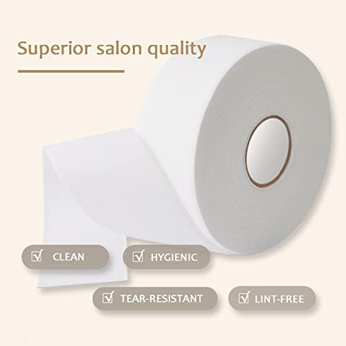 Non-woven Wax Strip Roll for Body and Facial Hair Removal, 2.75 Inches x 50 Yards Pack Salon Quality Epilating Roll