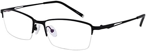 Photochromic Gray Mens Womens Reading Glasses +3.25 Metallic Half Rim Readers Spectacles
