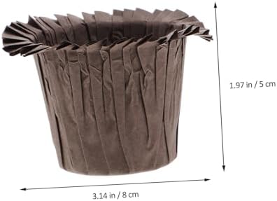 Cabilock 30pcs Top Hat Paper Holder Baking Cups Decorative Muffin Cups Paper Cupcake Liners for Wedding Baking Supplies