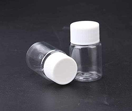 10PCS Empty Plastic Medicine Pill Bottle Container Solid Powder Medicine Chemical Bottles,20ML