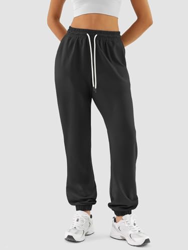 ATHMILE Sweatpants Women Fall Fashion 2026 Baggy Joggers Workout Lounge Lightweight Comfy High Waisted Athletic Sweat Pants