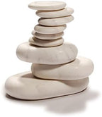 Master Massage 9piece Cold Stone Set Cool White Marble Package, 1count