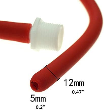 Shower Enema Kits，Silicone Cleaning Tube -Flexible Silicone Comfortable Nozzle douch Attachment for Women and Men 50cm,150cm Hose