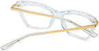 oriopxic Spring Hinge Bifocal Reading Glassess Cat Eye Womens Readers Bifocal Glassess
