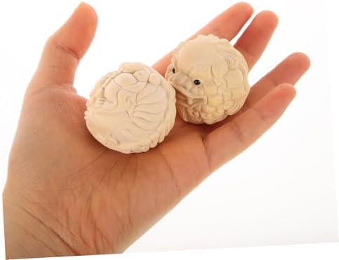 2pcs Hand Massage Balls Portable Handheld Rolling Massage Balls for Elderly Hand Exercise Stress Relief Traditional Fitness Tool