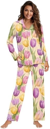 Halloween Pajamas Womens Pajama Sets Button Down Pjs WomanSleepwear Soft Pj Lounge Sets