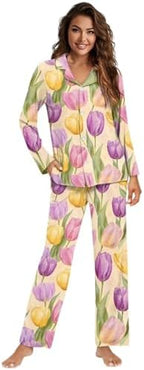 Halloween Pajamas Womens Pajama Sets Button Down Pjs WomanSleepwear Soft Pj Lounge Sets