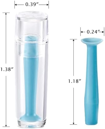 MUQING 6 Pieces Hard Scleral Lens Remover Tool for RGP, Silicone Eye Contact Lens Plunger Suction Cup