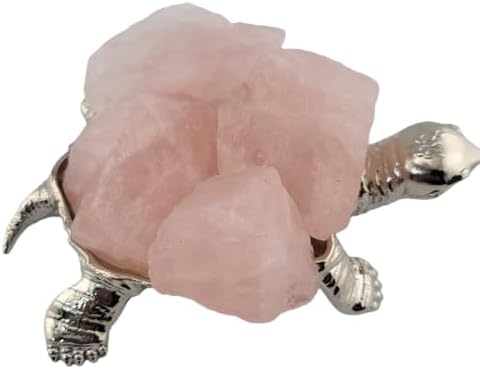 3-5Pcs Rose Quartz Natural Raw Crystals 1''-2'' Rough Stones Rocks for Tumbling Polishing Cabbing Gemstones Crystals and Healing Stones for Wicca Reiki,Fountian Rocks for Decorations (Rose Quartz)