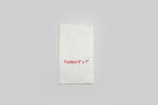 2 Packs White Disposable 2-Ply Dinner Napkin, 4 x 7 Inch, 150 count per Pack