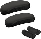 Kakalote Office Chair Armrest Covers, 1pair Stretchable Stretch Computer Chair Slipcover Desk Chairs Arm Cover for Office, Desk, Gaming Chairs (Black)