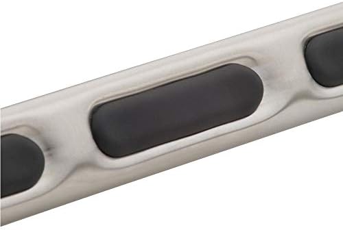 Moen Home Care Bathroom Safety 16 Inch Designer Stainless Steel Handicap Grab Bar for Bathtub and Shower, Elderly Assistance Product with Comfort Grip, Brushed Nickel, R8716D1GBN