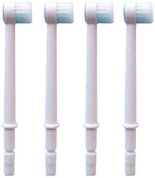 Replacement Part for Waterpik or other Water Flossers/Irrigators (Aquaflosser 4 Brush Head Tips)