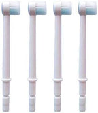 Replacement Part for Waterpik or other Water Flossers/Irrigators (Aquaflosser 4 Brush Head Tips)