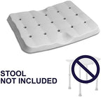 KMINA Shower Seat Cushion, Lightweight Waterproof Foam and Slip-Resistant, Kneeling Pads for Gardening, Patented, Made in Europe