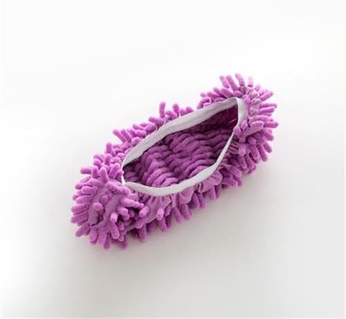 1 Pair Mop Slipper Shoes Cover Soft Washable Microfiber Shoes Cover Reusable Foot Socks for Floor Polishing Sweeping Mop Tool