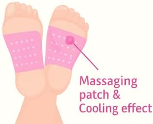 [Pack of 2] Foot Cooling Acupressure Patch – 4 Sheets | Refreshing Foot Sheet with Pressure Nodes 휴족시간 (2)