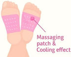 [Pack of 2] Foot Cooling Acupressure Patch – 4 Sheets | Refreshing Foot Sheet with Pressure Nodes 휴족시간 (2)