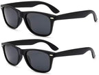 2 PACK Lunisk Correction Glasses, Vision Correction Astigmatism Glasses for vision improvement Unisex-(BLACK-MAU32)