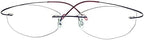 Stylish Rimless Reading Glasses Womens Ladies Red Purple Color Readers