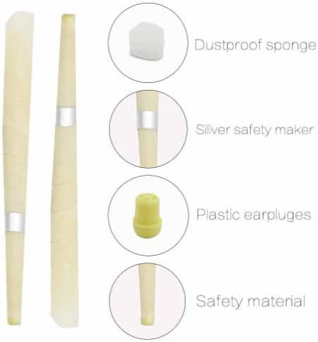 20 PCS Ear Wax Removal Kit, Ear Wax and Dandruff Cleaning Tool with Cotton Swabs, Spacers and a Nice Storage case.