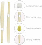 20 PCS Ear Wax Removal Kit, Ear Wax and Dandruff Cleaning Tool with Cotton Swabs, Spacers and a Nice Storage case.