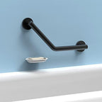 Bath, Shower and Toilet Safety Grab Bar for Seniors and Handicaps, Mobility Aid Balance Assist Handle, Stainless Steel, 16 inch for Stud Mount