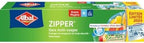 Albal Medium 3L ZIPPER Bags, 70% Recycled Resources, Ultra-Safe Zipper, Durable, Dishwasher Safe, Food Saver Application, 27 x 24 cm