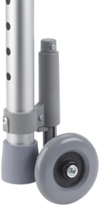 Drive Medical 10106 Rear Glide Walker Brakes with Wheel, Gray