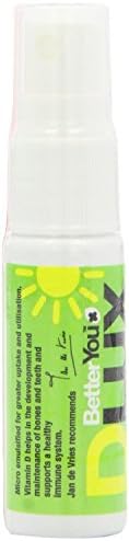 BetterYou Vitamin D3 Spray Liquid Immune Support Supplement, 3000 IU Strength per Single Spray, 0.507 Fl Ounce (100 Sprays), Peppermint