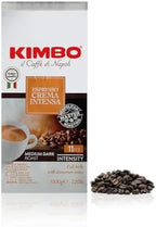 Kimbo Espresso Crema Intensa Whole Bean Coffee - Blended and Roasted in Italy - Medium to Dark Roast with a Full Body Cinnamon Flavor - 2.2 lbs Bag