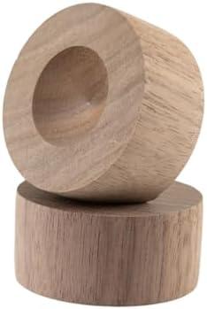2 PCS Wooden Essential Oil Diffuser - Walnut Wood Aromatherapy Diffuser, Small Cylinder Design for Home, Office, Car, Wardrobe, Yoga Hall, and SPA