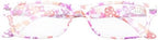 Eyekepper 6-Pack Spring Hinges Patterned Rectangular Reading Glasses Include Computer Readers Women