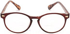 IB The Actor BIFOCAL Unisex Round Reading Glasses, Readers for Men and Women, Dark Brown and Tortoise +1.75