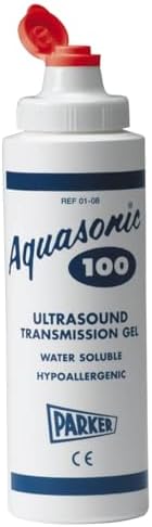 Aquasonic Aquasonic 100 Ultrasonic Gel, 250ml (8.5 Ounce) Dispenser - Box of 12, 8.45 Fl Ounce