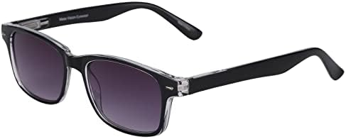 Mass Vision Reader Sunglasses 'The Summerville' Full Reading Lens Sunglasses with Spring Hinges & UV400 Protection (3 Pack)