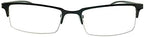 Computer Reading Glasses Mens Womens Readers Black Gold Metallic Color Frames