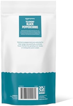 Amazon Grocery, Tellicherry Whole Black Peppercorn, 16 Oz