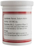 Bixa Powder Microbial Rennet For Cheese Making | Vegetarian | Milk Coagulant | Non GMO | Cuajo en polvo Bixa | CUAJO PARA QUESO | 3.52 oz.