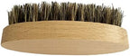 For Facial Hair Boar Bristle Beard Brush Oval Wood Handle Beard & Mustache Brush Massage Comb Men Beard Grooming Tool